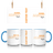 Custom School Spirit Mug With School and Mascot with Outline Design