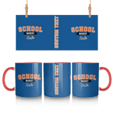 Custom School Spirit Mug With School and Mascot With Classic Design