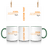 Custom School Spirit Mug With School and Mascot with Outline Design