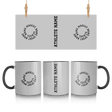 Custom School Spirit Mug With Spiral Text Design