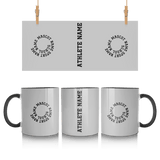 Custom School Spirit Mug With Spiral Text Design