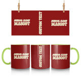 Custom School Spirit Mug With School and Mascot Name With Retro Design