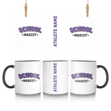 Custom School Spirit Mug With School and Mascot Name With Classic Arch Design