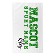 Custom School Spirit Rally Towel With Mascot and Sport with Grunge and Classic Design