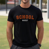 Custom School Spirit Shirt With School and Mascot With Classic Design on a Unisex T-Shirt