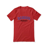 Custom School Spirit Shirt With School and Mascot Name With Classic Arch Design on a Unisex T-Shirt