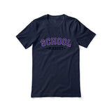 Custom School Spirit Shirt With School and Mascot Name With Classic Arch Design on a Unisex T-Shirt