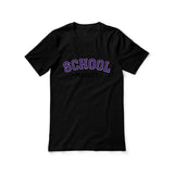 Custom School Spirit Shirt With School and Mascot Name With Classic Arch Design on a Unisex T-Shirt