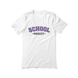 Custom School Spirit Shirt With School and Mascot Name With Classic Arch Design on a Unisex T-Shirt