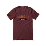 Custom School Spirit Shirt With School and Mascot With Classic Design on a Unisex T-Shirt