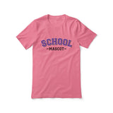 Custom School Spirit Shirt With School and Mascot Name With Classic Arch Design on a Unisex T-Shirt