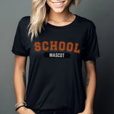 Custom School Spirit Shirt With School and Mascot With Classic Design on a Unisex T-Shirt