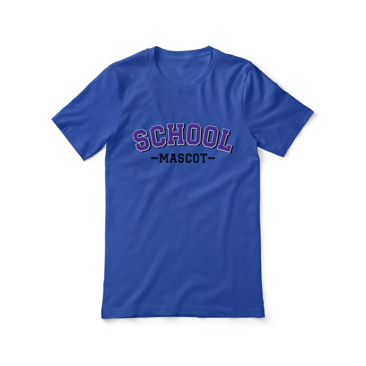 Custom School Spirit Shirt With School and Mascot Name With Classic Arch Design on a Unisex T-Shirt