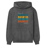 Personalized Dance Dance Dance on a Hoodie With Mascot and Dancer Name on a Hoodie