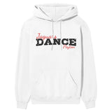 Custom Dance Mascot and Dancer Name on a Hoodie with a Black Graphic