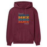 Personalized Dance Dance Dance on a Hoodie With Mascot and Dancer Name on a Hoodie