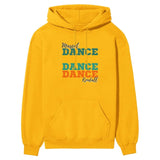 Personalized Dance Dance Dance on a Hoodie With Mascot and Dancer Name on a Hoodie