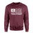 Dance Grandma Horizontal Flag on a Sweatshirt with a White Graphic