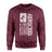 Dance Dad Vertical Flag on a Sweatshirt with a White Graphic