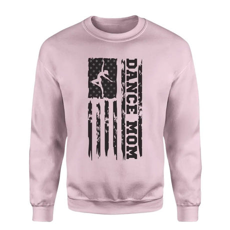 Dance Mom Vertical Flag on a Sweatshirt with a Black Graphic