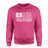 Dance Grandma Horizontal Flag on a Sweatshirt with a White Graphic