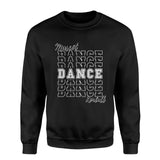 Custom Dance on a Sweatshirt With Mascot and Dancer Name on a Sweatshirt