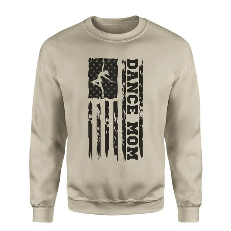 Dance Mom Vertical Flag on a Sweatshirt with a Black Graphic