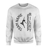 Personalized Dance on a Sweatshirt With Team and Dancer Name on a Sweatshirt