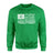 Dance Grandma Horizontal Flag on a Sweatshirt with a White Graphic
