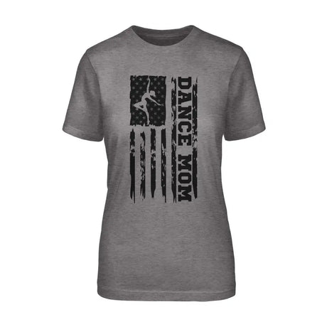 Dance Mom Vertical Flag on a Unisex T-Shirt with a Black Graphic