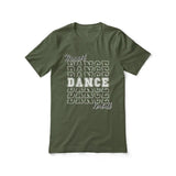 Custom Dance Shirt With Mascot and Dancer Name on a Unisex T-Shirt