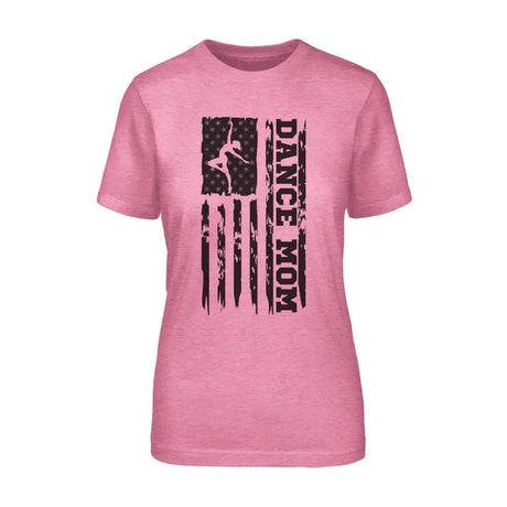 Dance Mom Vertical Flag on a Unisex T-Shirt with a Black Graphic