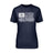 Dance Grandma Horizontal Flag on a Unisex T-Shirt with a White Graphic