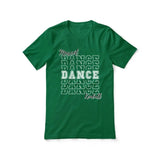 Custom Dance Shirt With Mascot and Dancer Name on a Unisex T-Shirt