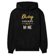 Diving Is Her World, She Is Mine on a Hoodie