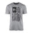 Diving Grandpa Vertical Flag on a Men's T-Shirt with a Black Graphic