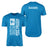 Diving Dad Vertical Flag With Diver Name on a Men's T-Shirt with a White Graphic