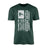 Diving Grandpa Vertical Flag on a Men's T-Shirt with a White Graphic