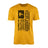 Diving Grandpa Vertical Flag on a Men's T-Shirt with a Black Graphic