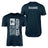 Diving Dad Vertical Flag With Diver Name on a Men's T-Shirt with a White Graphic