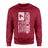 Diving Mom Vertical Flag on a Sweatshirt with a White Graphic