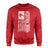 Diving Mom Vertical Flag on a Sweatshirt with a White Graphic