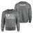 Diving Grandpa Horizontal Flag With Diver Name on a Sweatshirt with a White Graphic