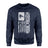 Diving Mom Vertical Flag on a Sweatshirt with a White Graphic