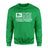 Diving Grandpa Horizontal Flag on a Sweatshirt with a White Graphic