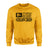 Diving Mom Horizontal Flag on a Sweatshirt with a Black Graphic