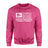 Diving Grandpa Horizontal Flag on a Sweatshirt with a White Graphic