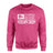 Diving Mom Horizontal Flag on a Sweatshirt with a White Graphic