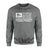 Diving Grandpa Horizontal Flag on a Sweatshirt with a White Graphic
