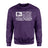 Diving Grandpa Horizontal Flag on a Sweatshirt with a White Graphic